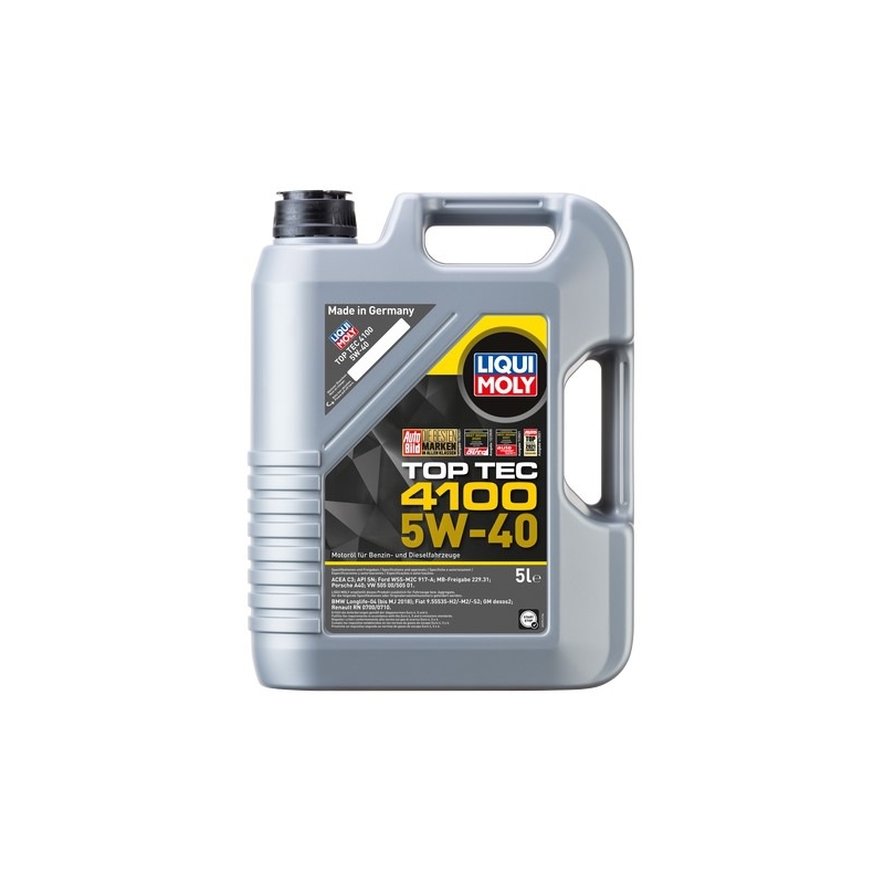 Синтетично моторно масло LIQUI MOLY Top Tec 4100 5W-40 5 л