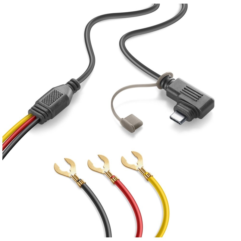 Захранващ кабел за Interphone Ridesync USB-C/батерия