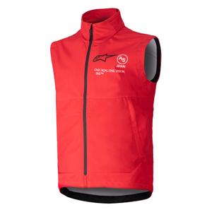 Alpinestars Techstar червена софтшел жилетка