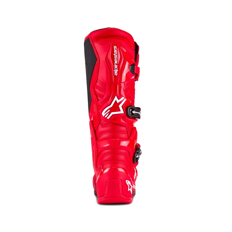 Червени мотоциклетни ботуши Alpinestars Tech 7