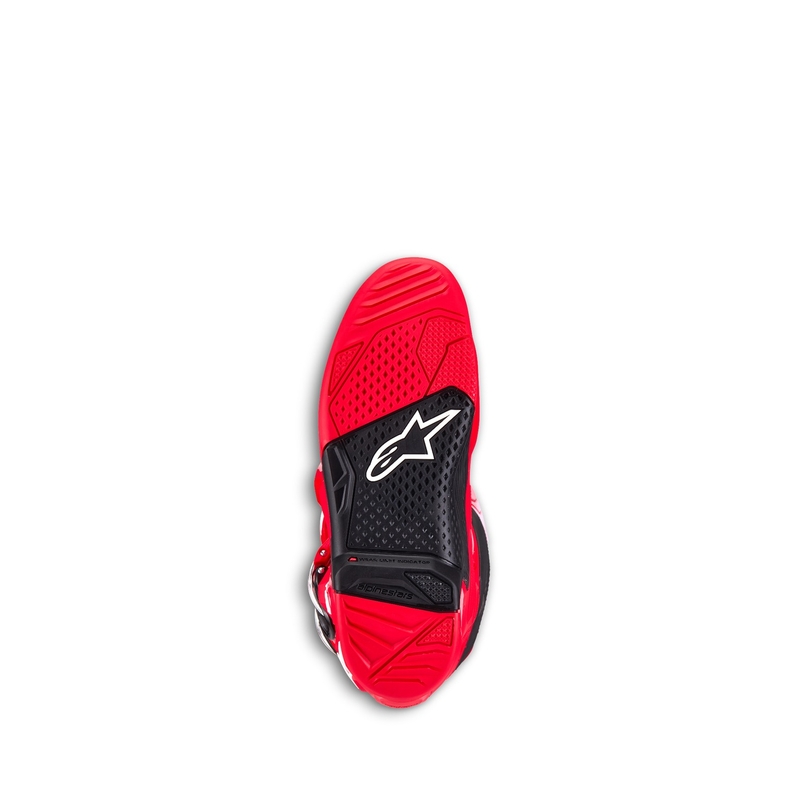 Червени мотоциклетни ботуши Alpinestars Tech 7