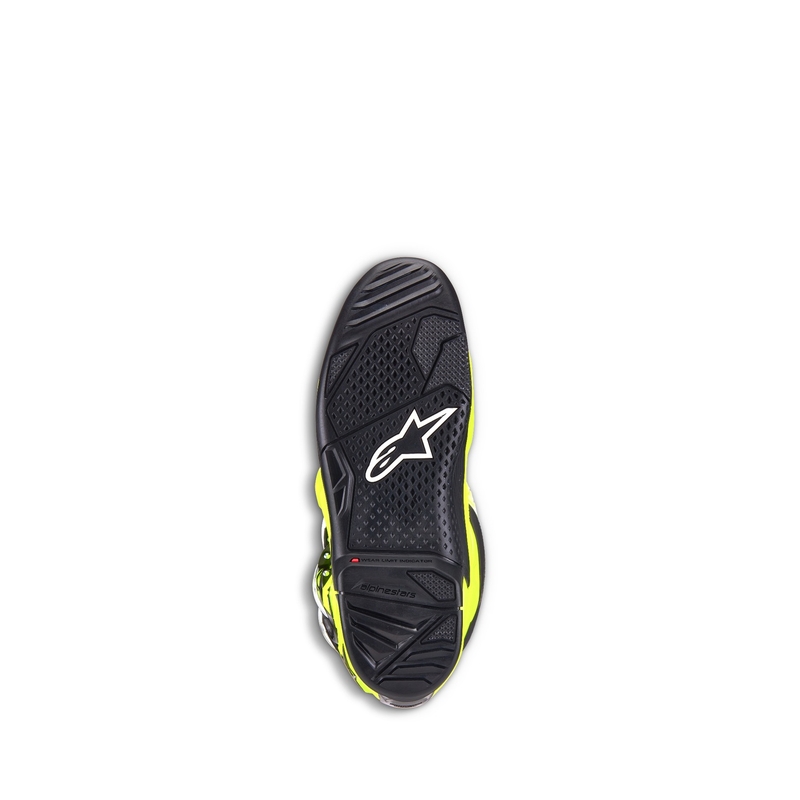 Мотоциклетни ботуши Alpinestars Tech 7, флуоресцентно жълто-черни