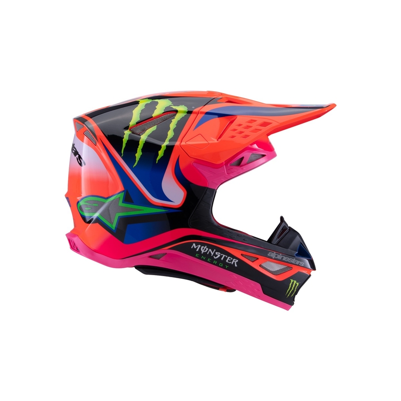 Каска за мотокрос Alpinestars Supertech S-M10 HAIDEN DEEGAN edition fluo orange-purple-pink-green