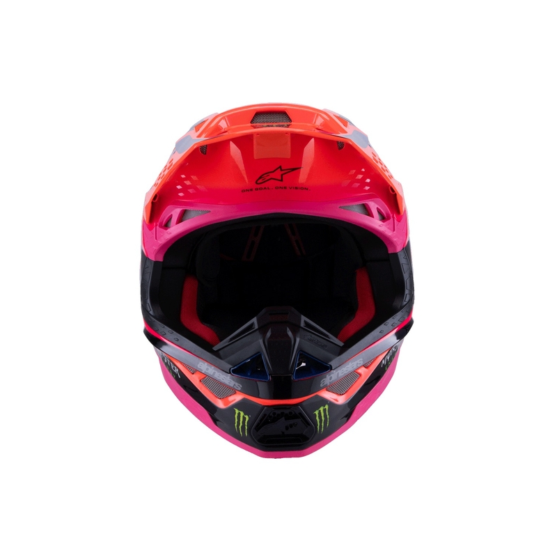 Каска за мотокрос Alpinestars Supertech S-M10 HAIDEN DEEGAN edition fluo orange-purple-pink-green