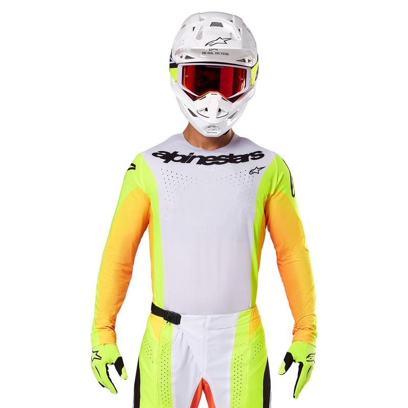 Дреха за мотокрос Alpinestars Techstar Melt жълто и черно