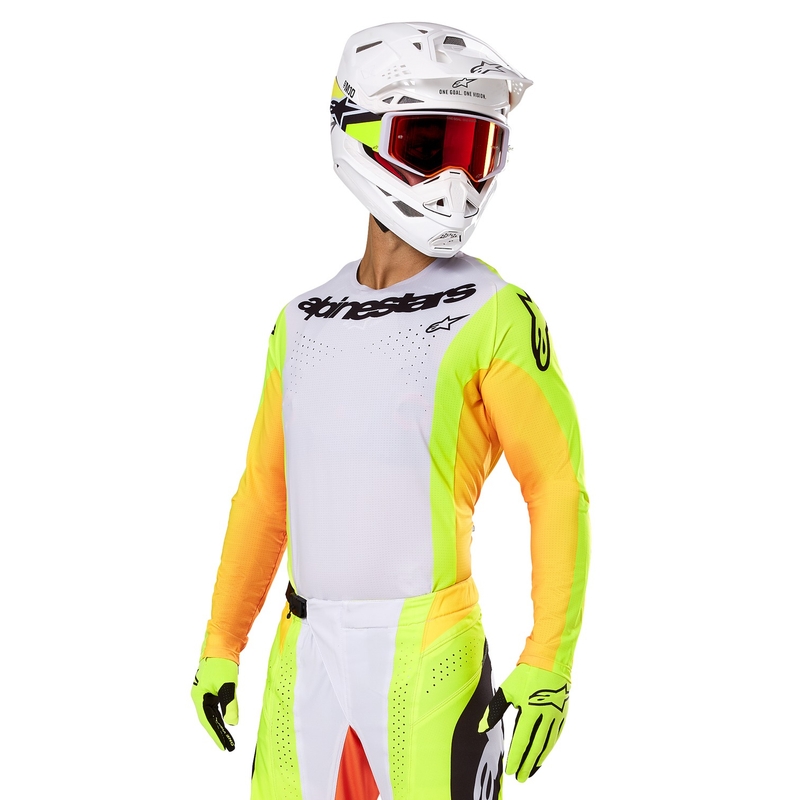 Дреха за мотокрос Alpinestars Techstar Melt жълто и черно