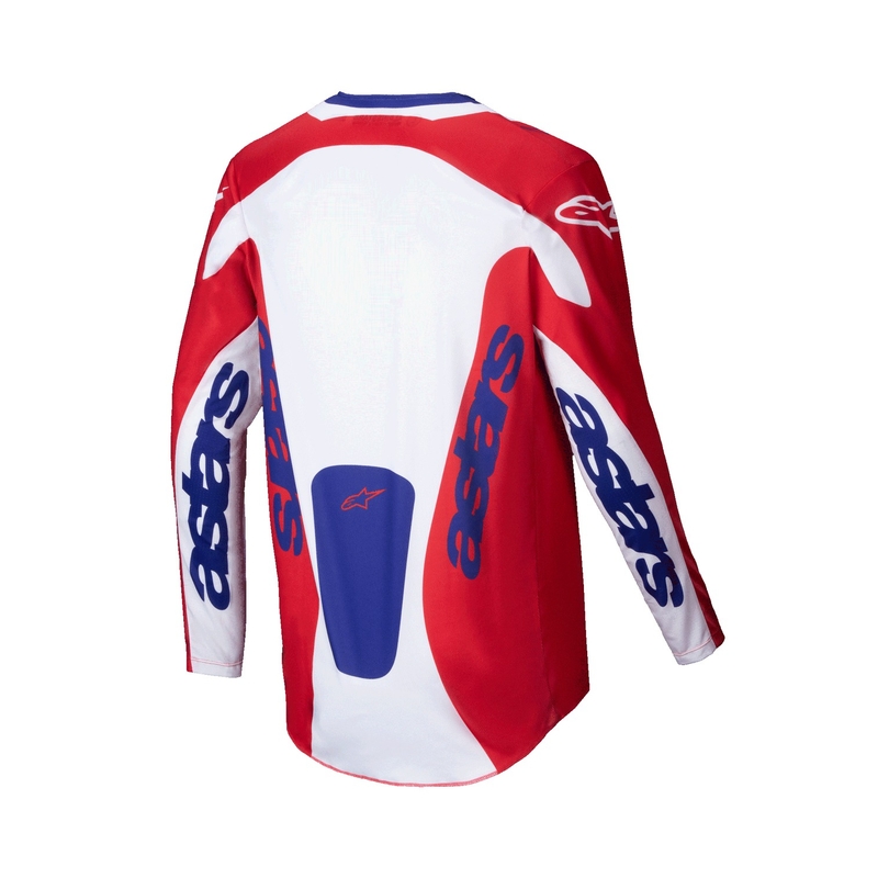 Alpinestars Racer Veil тениска за мотокрос червено и бяло