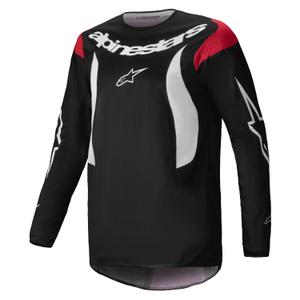 Alpinestars Fluid Haul тениска за мотокрос черно-бяла