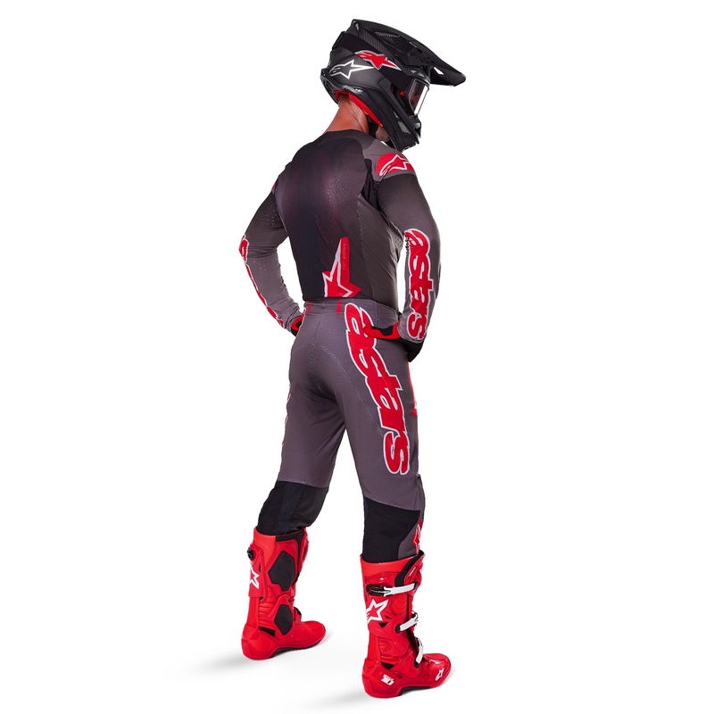 Дреха за мотокрос Alpinestars Supertech Lipan Smoke Red