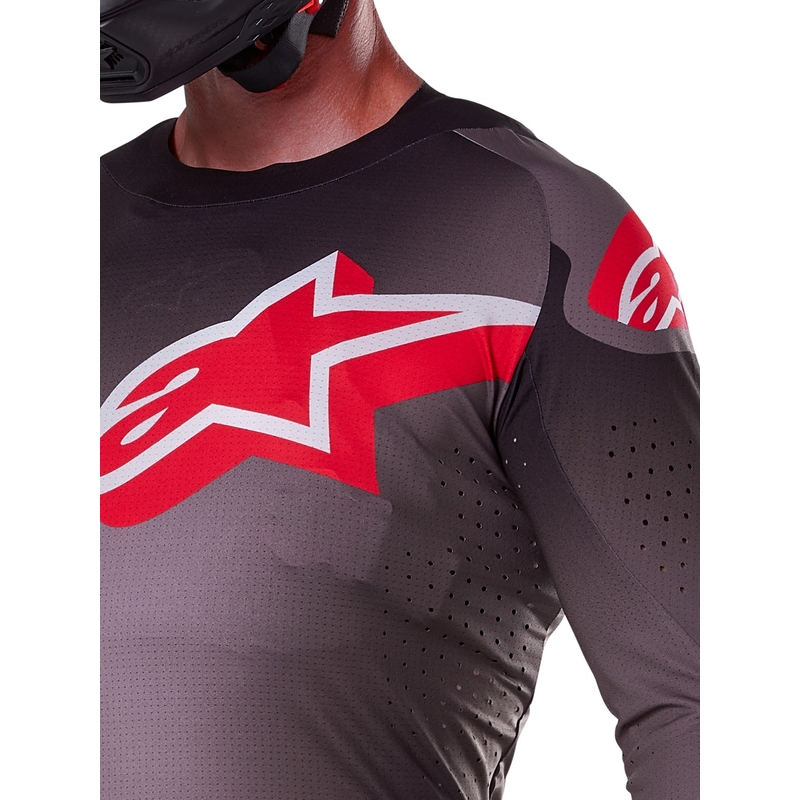 Дреха за мотокрос Alpinestars Supertech Lipan Smoke Red