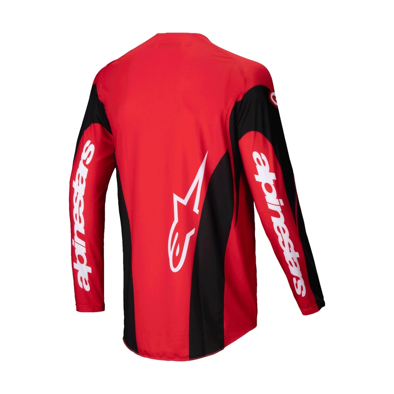 Alpinestars Techstar Dreem тениска за мотокрос червено и черно