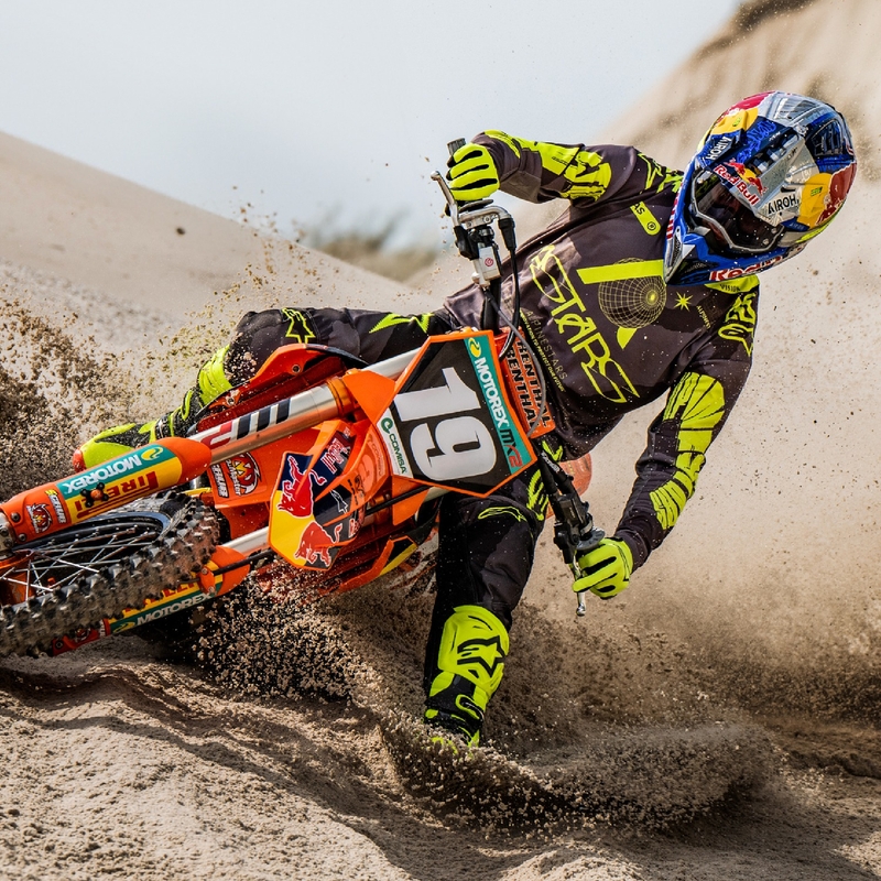 Alpinestars Racer Hollow тъмно камуфлажно-флуорово жълто мотокрос трико