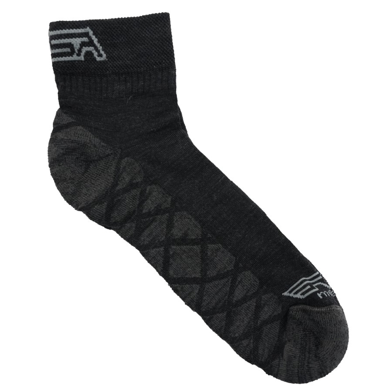 RSA Allride Merino ниски чорапи тъмно сиво