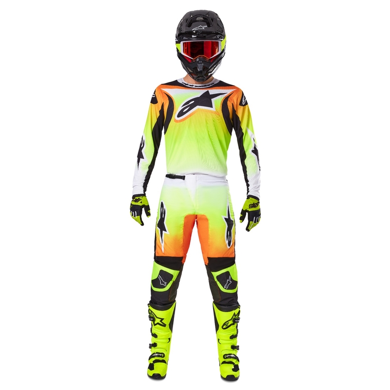 Alpinestars Fluid Wurx Дреха за мотокрос жълто и черно