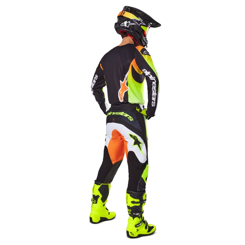 Alpinestars Fluid Wurx Дреха за мотокрос жълто и черно