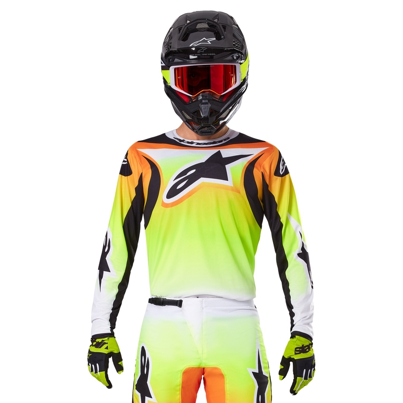 Alpinestars Fluid Wurx Дреха за мотокрос жълто и черно