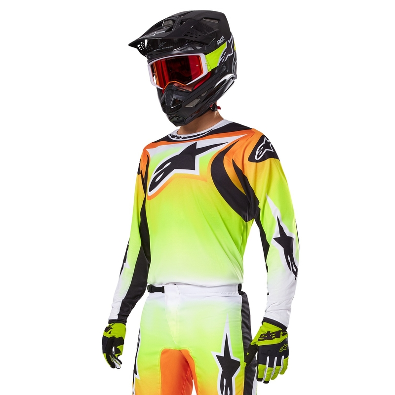 Alpinestars Fluid Wurx Дреха за мотокрос жълто и черно