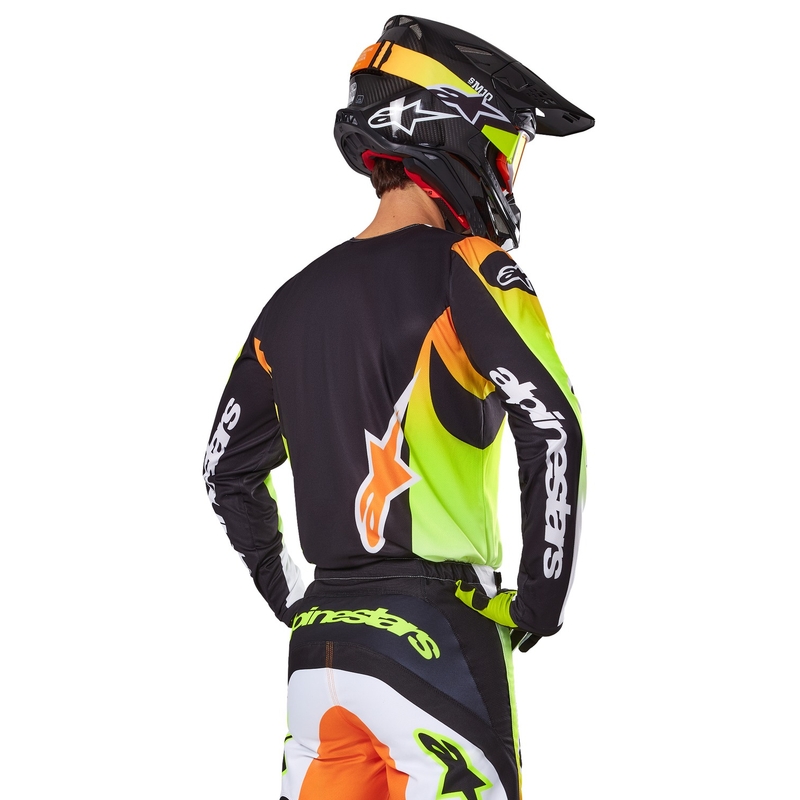 Alpinestars Fluid Wurx Дреха за мотокрос жълто и черно