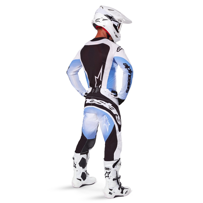 Alpinestars Techstar Melt Панталони за мотокрос Черно и синьо