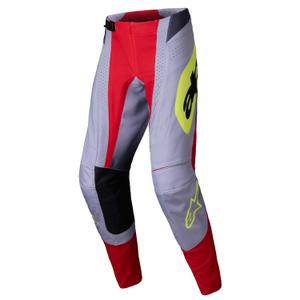 Alpinestars Techstar Melt Панталони за мотокрос Червено и сиво