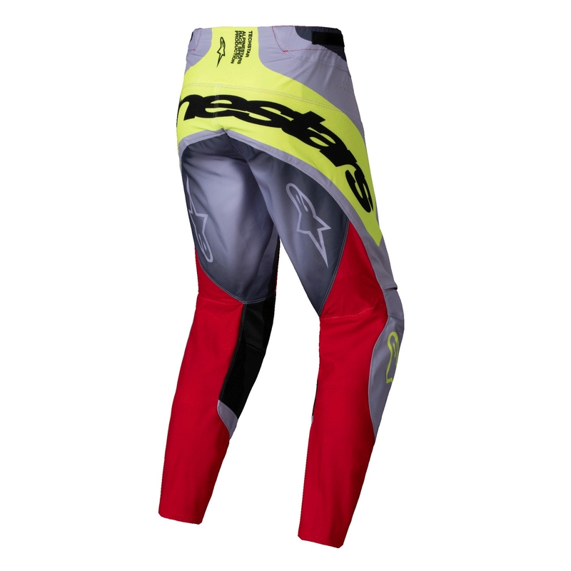 Alpinestars Techstar Melt Панталони за мотокрос Червено и сиво