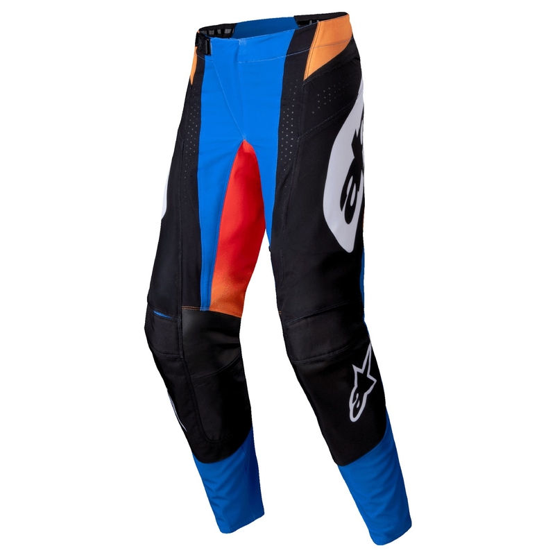 Alpinestars Techstar Melt панталони за мотокрос оранжево и синьо