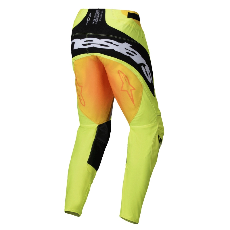 Alpinestars Techstar Melt Панталони за мотокрос Жълто и черно