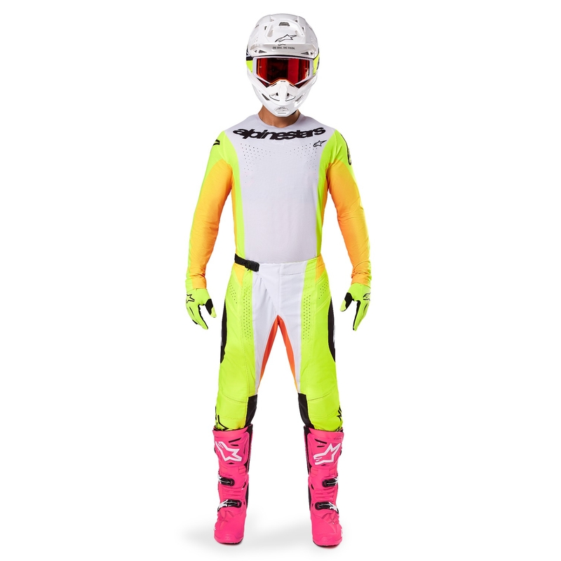 Alpinestars Techstar Melt Панталони за мотокрос Жълто и черно