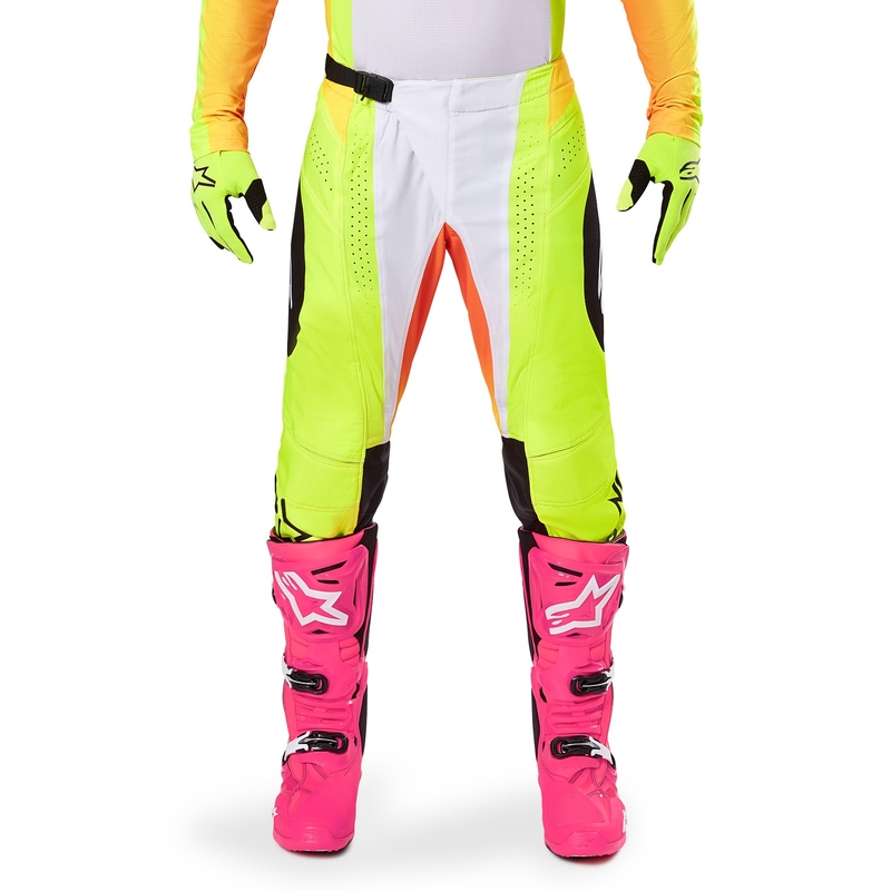 Alpinestars Techstar Melt Панталони за мотокрос Жълто и черно