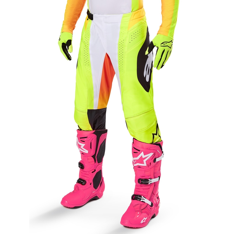 Alpinestars Techstar Melt Панталони за мотокрос Жълто и черно