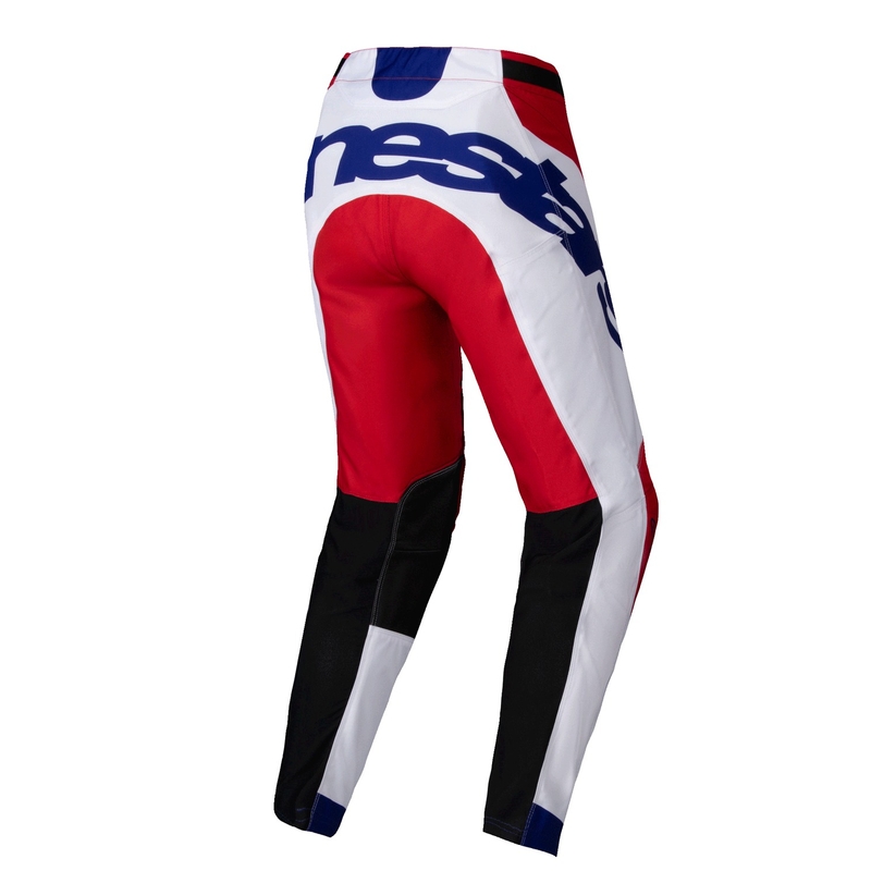 Alpinestars Racer Veil Панталони за мотокрос червено и бяло