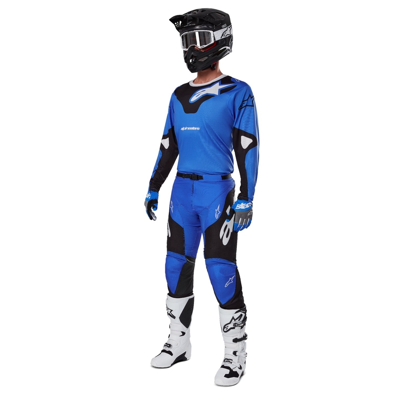 Alpinestars Racer Veil Панталон за мотокрос Синьо и черно