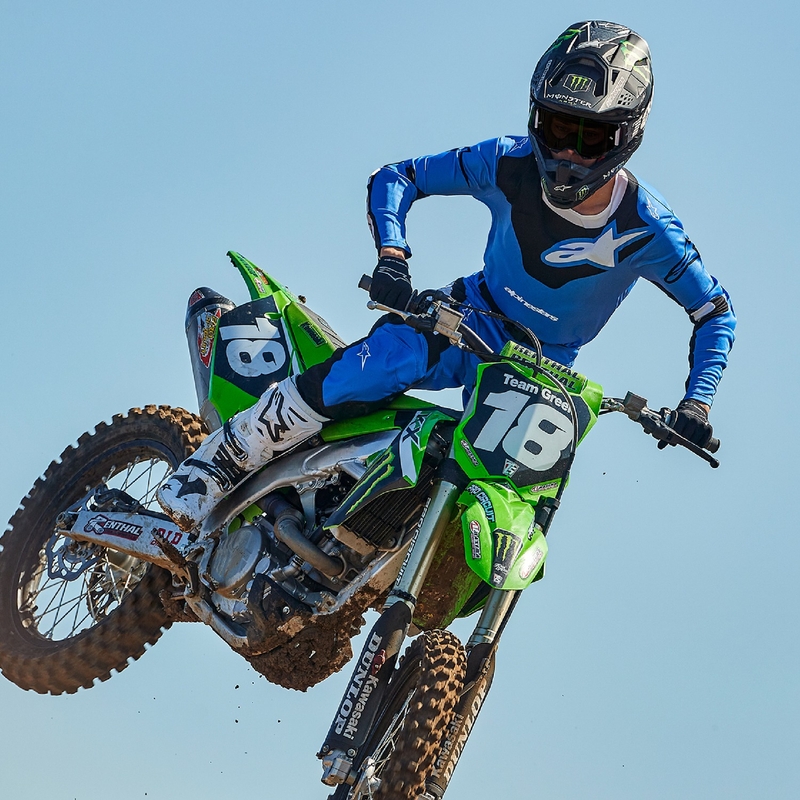 Alpinestars Racer Veil Панталон за мотокрос Синьо и черно