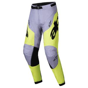 Alpinestars Racer Veil панталони за мотокрос сиво-флуорово жълто