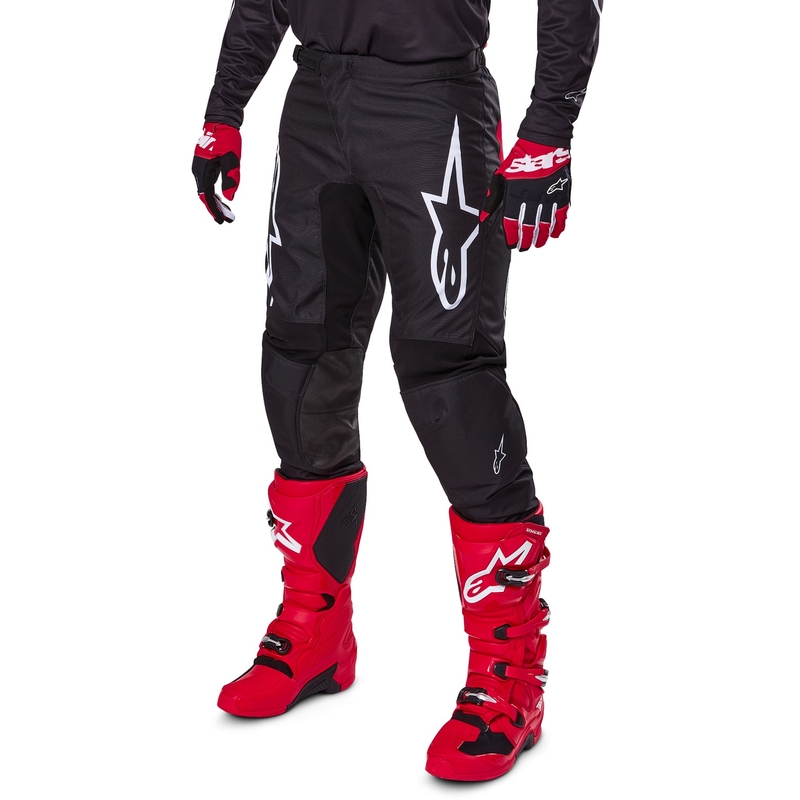 Alpinestars Fluid Haul панталони за мотокрос, черно-бели