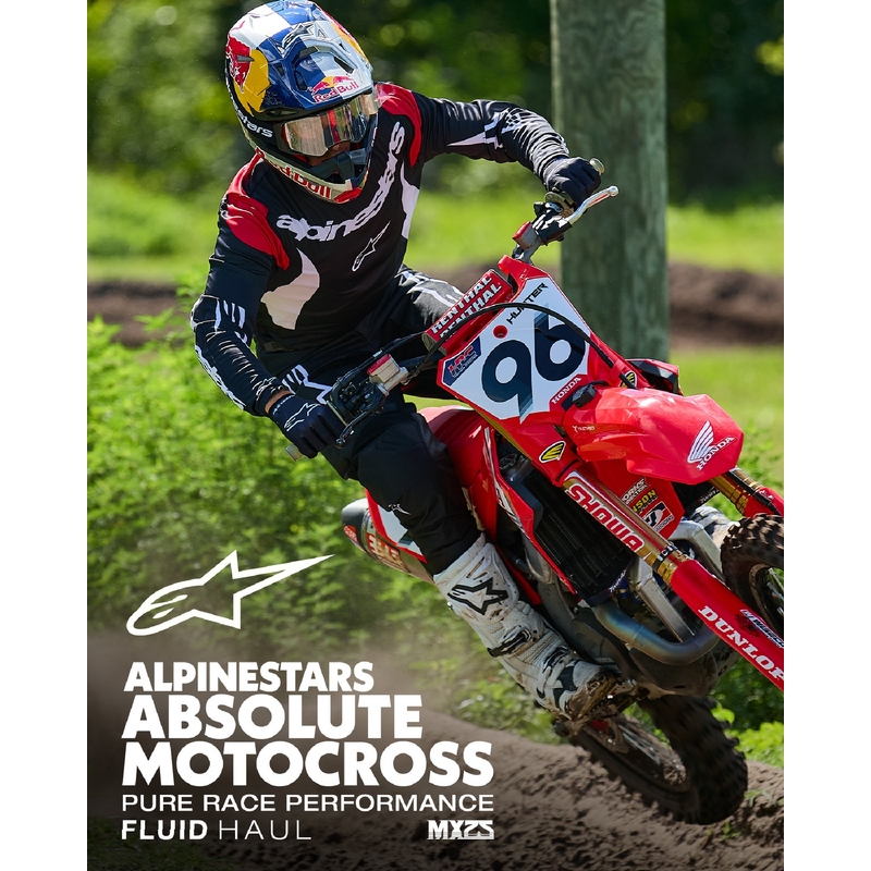 Alpinestars Fluid Haul панталони за мотокрос, черно-бели
