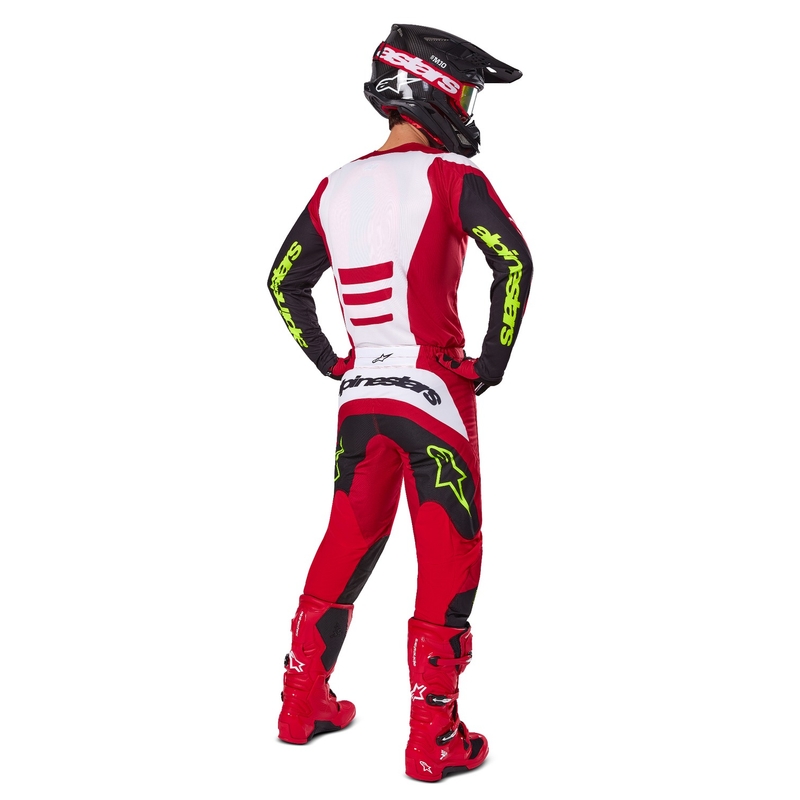 Alpinestars Fluid Haul панталони за мотокрос Червено и черно