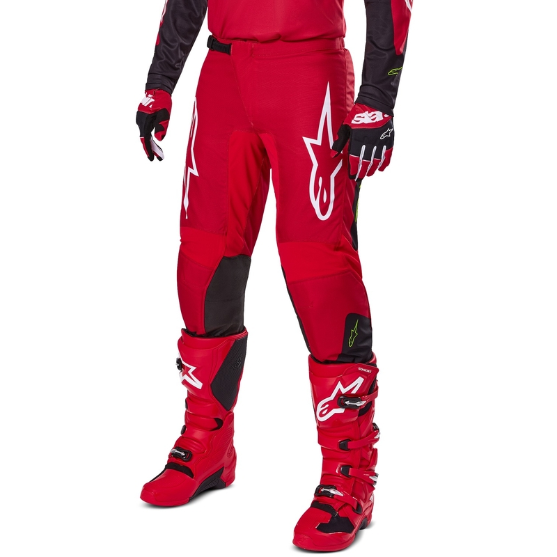 Alpinestars Fluid Haul панталони за мотокрос Червено и черно