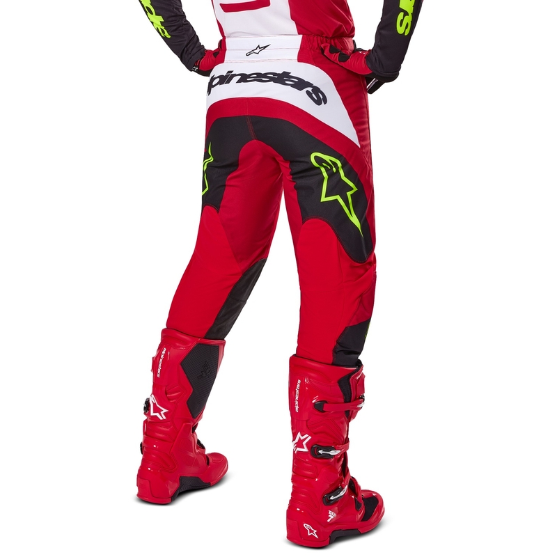 Alpinestars Fluid Haul панталони за мотокрос Червено и черно