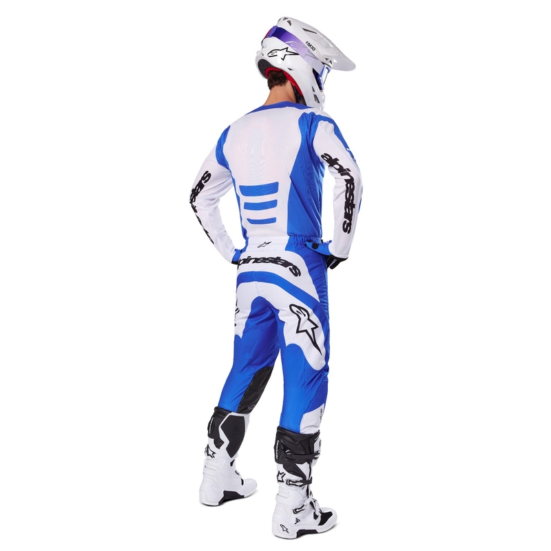Alpinestars Fluid Haul Панталон за мотокрос Синьо и бяло