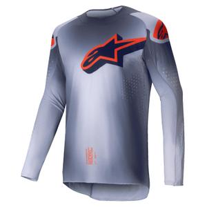 Alpinestars Supertech Lipan сиво-флуо оранжево мотокрос трико