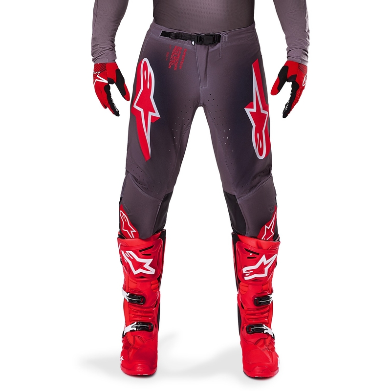 Alpinestars Supertech Lipan Smoke Red Панталони за мотокрос