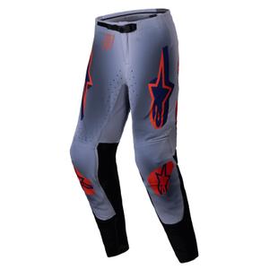 Alpinestars Supertech Lipan панталон за мотокрос сиво-флуо оранжево