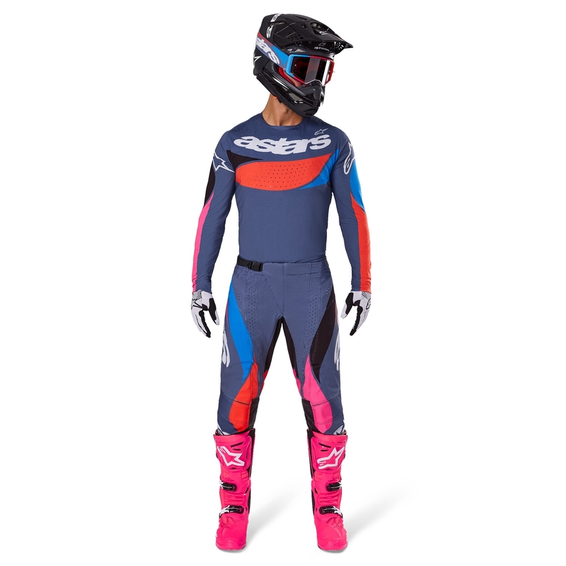 Alpinestars Techstar Dreem Панталони за мотокрос сиво-мултицвят