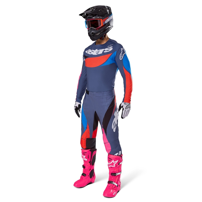 Alpinestars Techstar Dreem Панталони за мотокрос сиво-мултицвят
