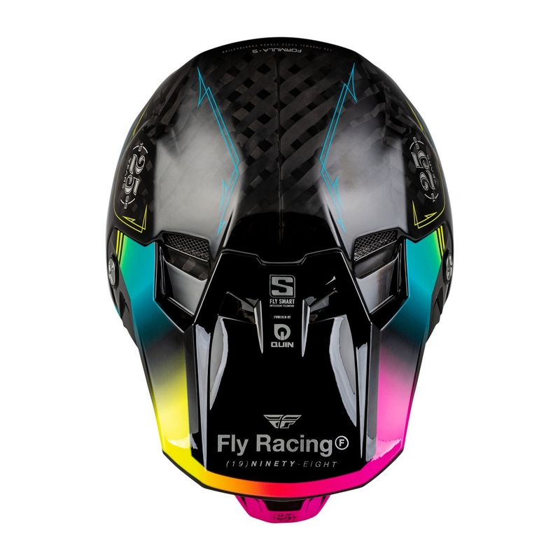 Motokrosová helma FLY Racing Formula S černo-modrá