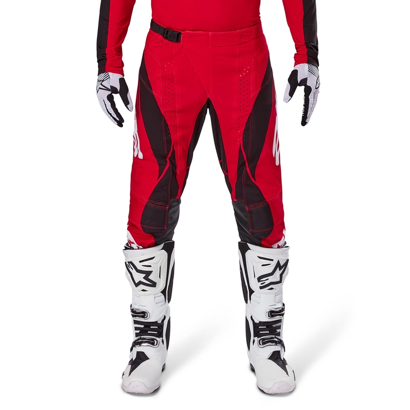 Alpinestars Techstar Dreem Панталон за мотокрос Червено и черно