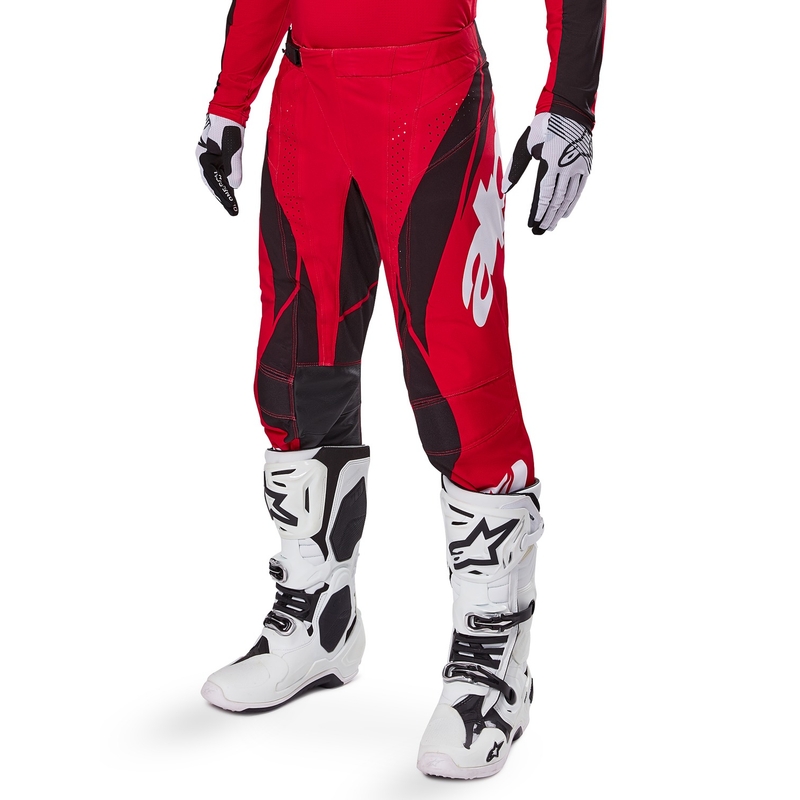 Alpinestars Techstar Dreem Панталон за мотокрос Червено и черно