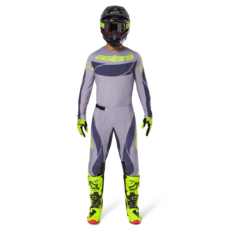 Alpinestars Techstar Dreem панталони за мотокрос сиво-тъмно сиво