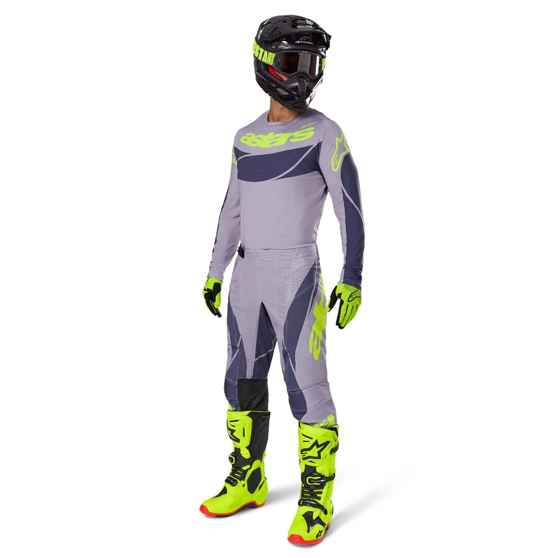 Alpinestars Techstar Dreem панталони за мотокрос сиво-тъмно сиво